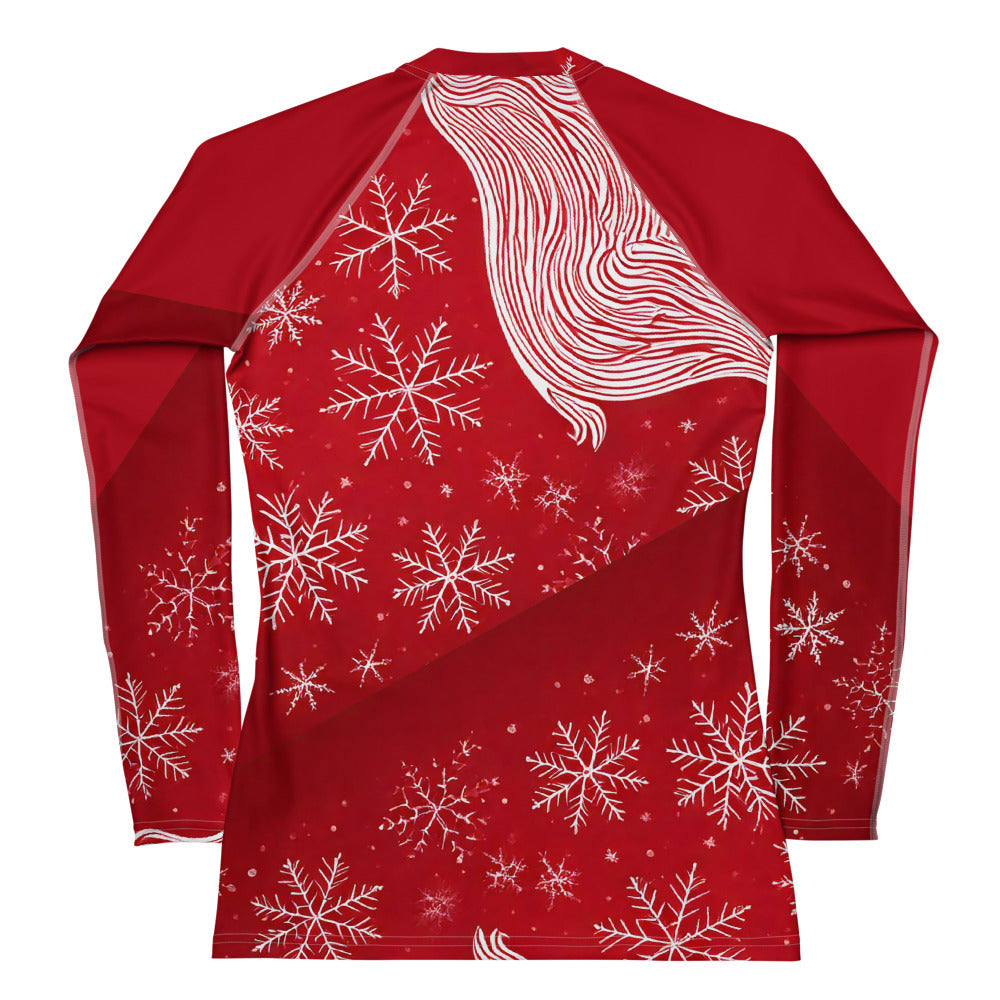 Christmas Pullover Sweater. Red Long Sleeved Party Top. WickedYo.